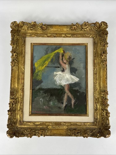 MARGERY RYERSON Oil Painting "Little Dancer" Signed 10"x8" 